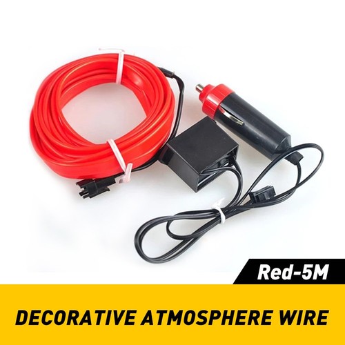 Led red car interior - 5m,