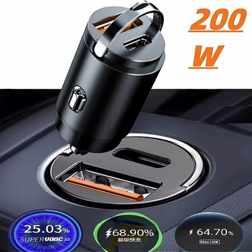 200w usb car phone charger - 200w,