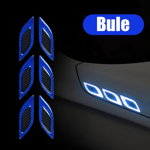 Reflective blue sticker - blue,