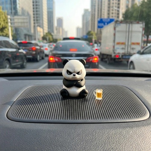 Funny printed angry panda - funny,