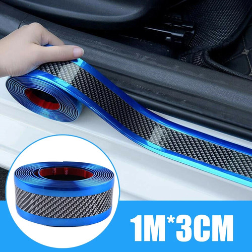 Carbon fiber blue - blue, car