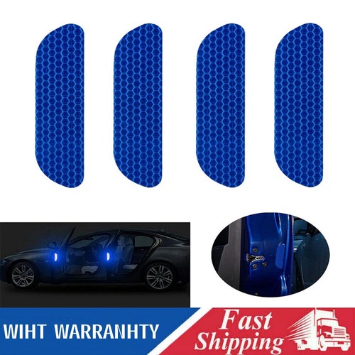 Blue reflective strip car - 4x,