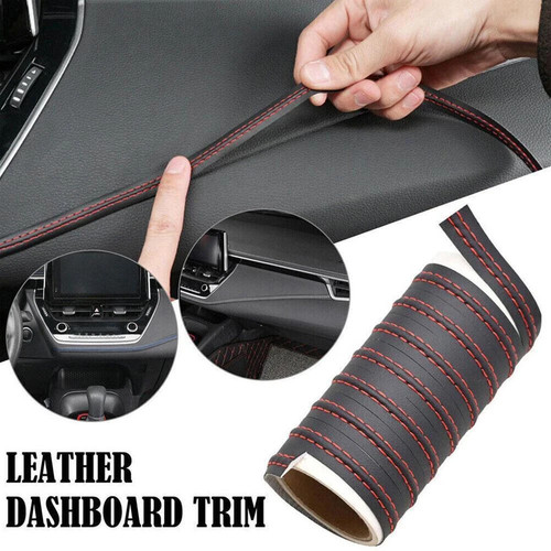 Leather car dashboard - leather,