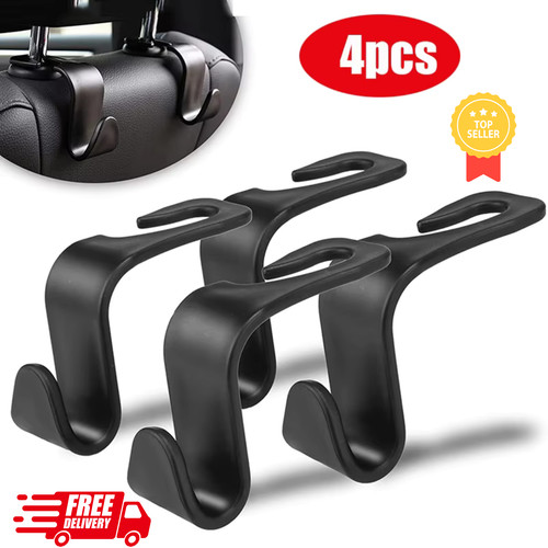 4pcs black car seat hook - car, purse