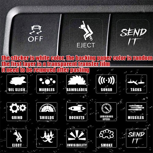 15pcs funny car dashboard - 15pcs,