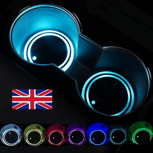 Rgb led car cup holder - rgb,