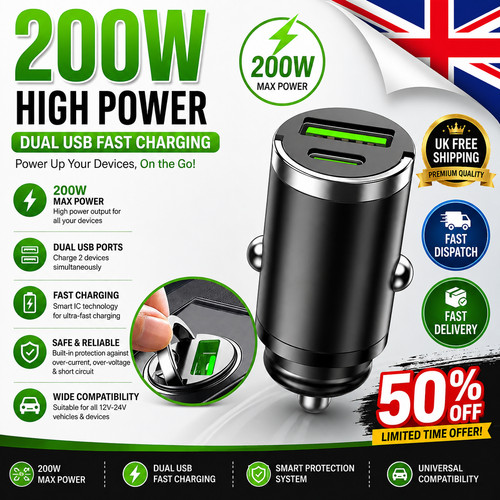 100w usb car - usb, charger