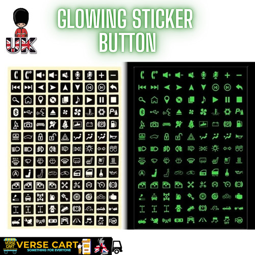 Luminous sticker interior - sticker, car