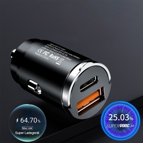 100w usb car phone charger - usb,