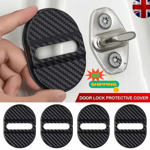 Carbon fibre car door lock - carbon,