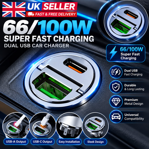 100w usb car - 100w, charger