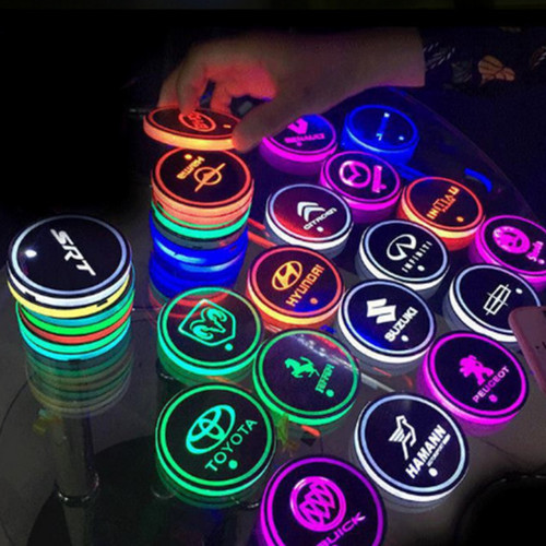 Rgb car led cup holder - rgb,